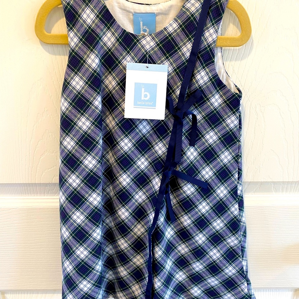 Bella Bliss Tartan Jumper Size 3